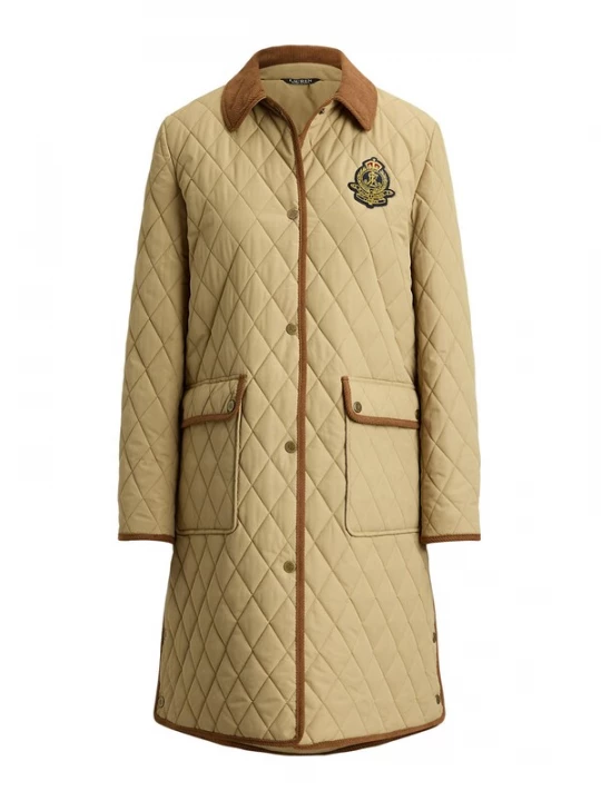 Obrázek produktu Lauren Ralph Lauren Přechodný kabát béžová / námořnická modř / hnědá