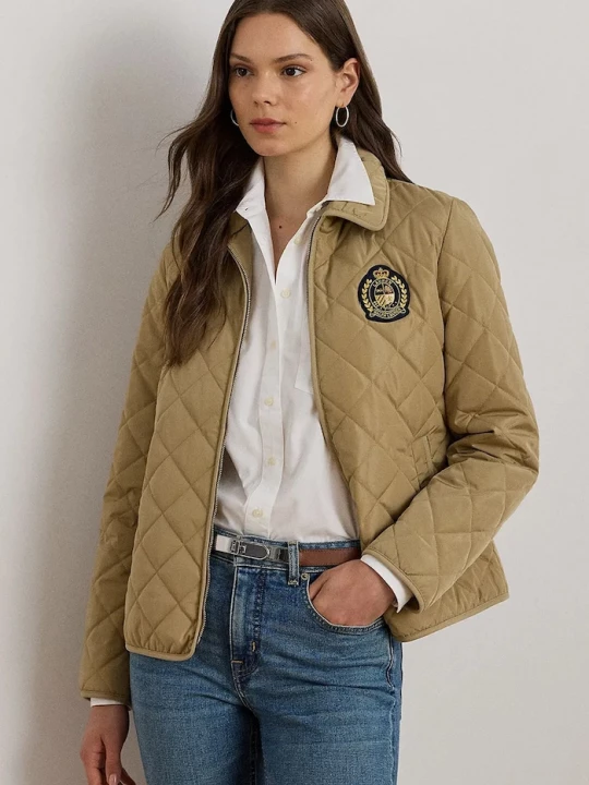 Obrázek produktu Lauren Ralph Lauren prošívaná bunda dámská béžová