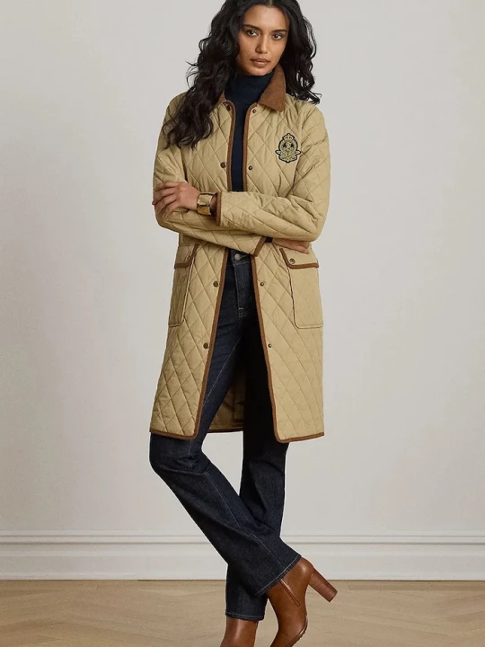 Obrázek produktu Lauren Ralph Lauren prošívaná bunda dámská béžová