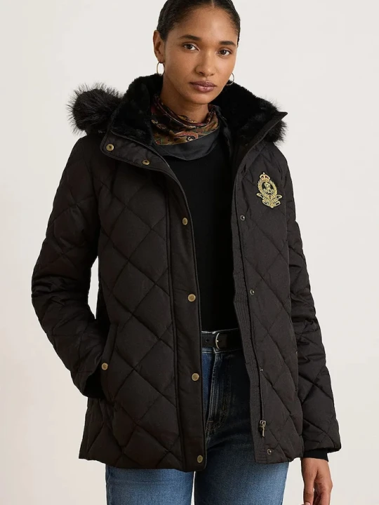 Obrázek produktu Lauren Ralph Lauren prošívaná bunda dámská černá