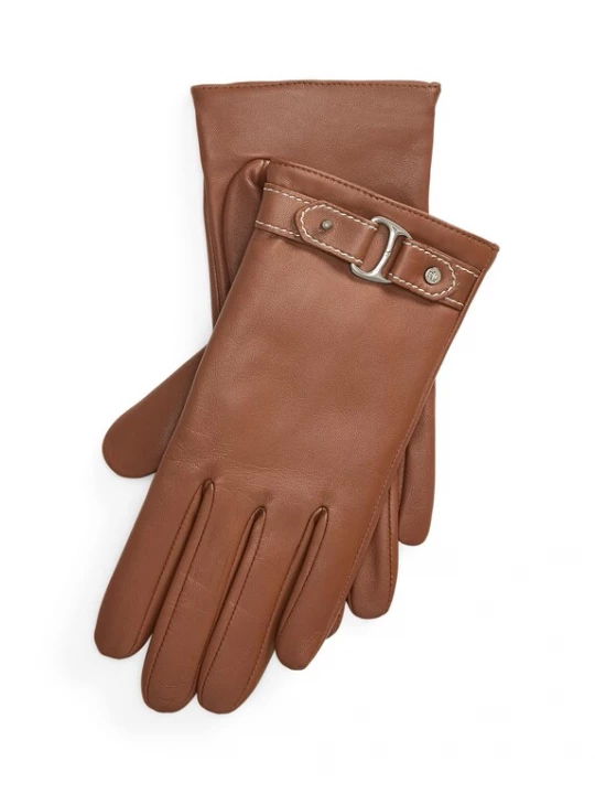 Obrázek produktu Lauren Ralph Lauren Prstové rukavice hnědá