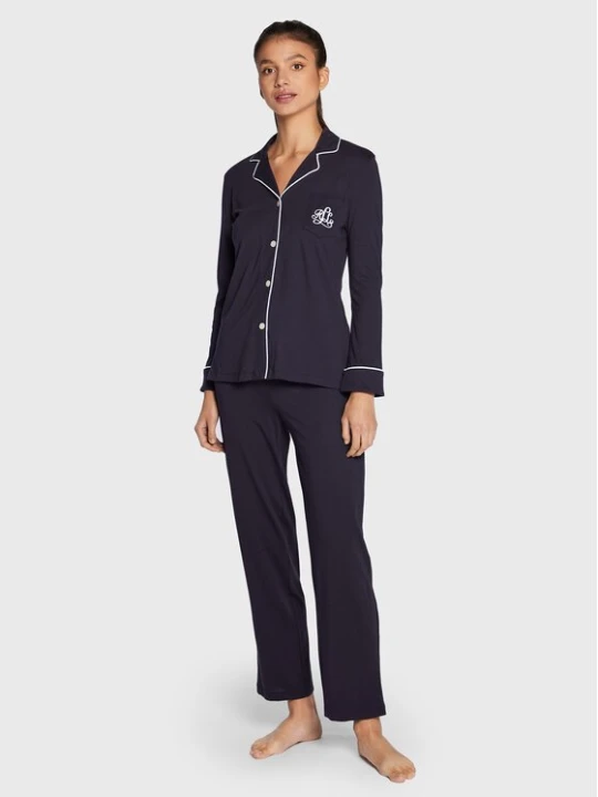 Obrázek produktu Lauren Ralph Lauren Pyžamo I819950 Tmavomodrá