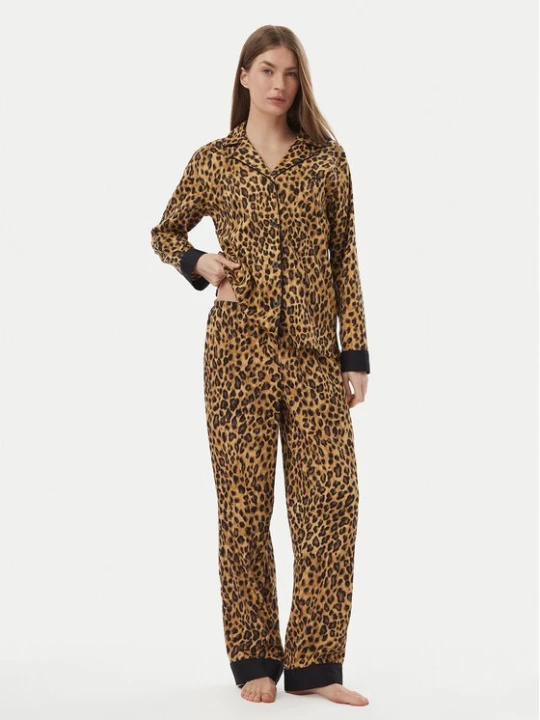 Obrázek produktu LAUREN RALPH LAUREN Pyžamo ILN72554 Hnědá Regular Fit