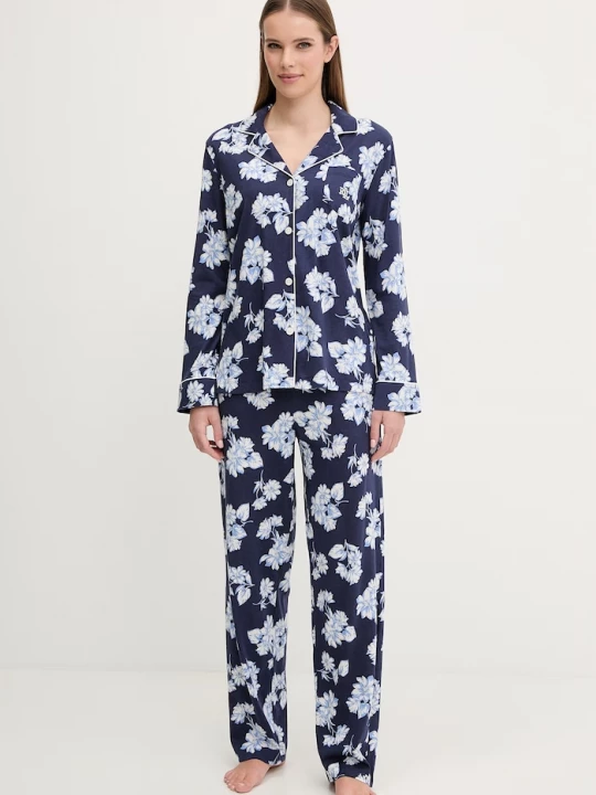 Obrázek produktu Lauren Ralph Lauren Pyžamo Lauren Ralph Lauren námořnická modř