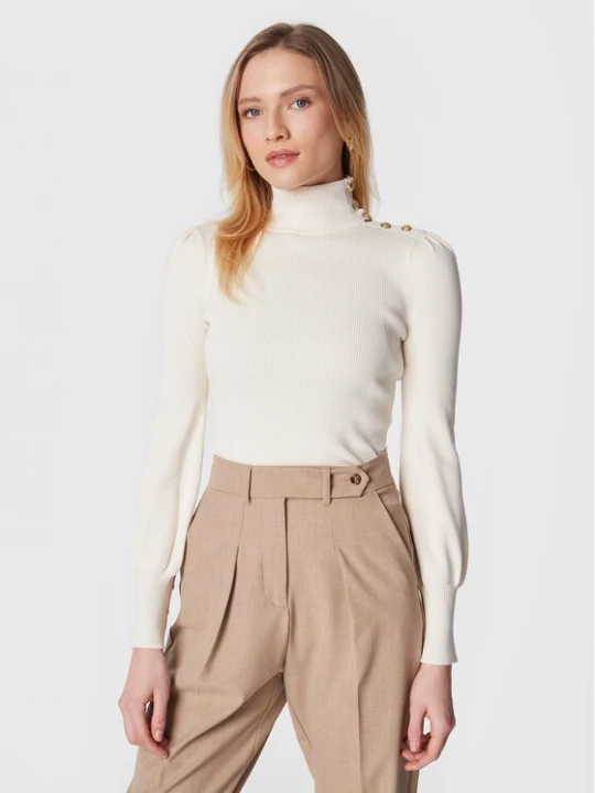 Obrázek produktu Lauren Ralph Lauren Rolák 200882214002 Écru Slim Fit Krémová