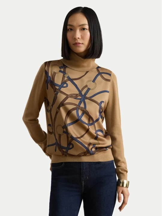 Obrázek produktu LAUREN RALPH LAUREN Rolák 200B27532001 Tmavě béžová Relaxed Fit