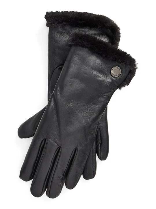 Obrázek produktu Lauren Ralph Lauren rukavice dámské kožené černá