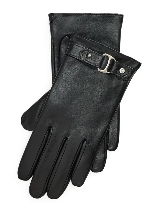 Obrázek produktu Lauren Ralph Lauren rukavice dámské vlnou černá