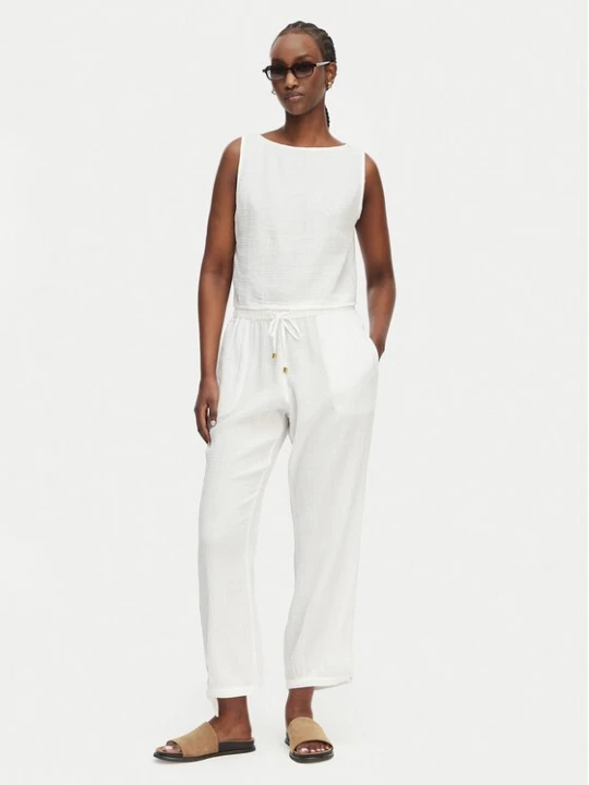 Obrázek produktu LAUREN RALPH LAUREN Sada top a kalhoty Double Gauze 20617192 Bílá Regular Fit