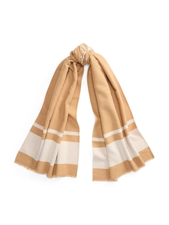 Obrázek produktu Lauren Ralph Lauren šál dámský s příměsí vlny hnědá
