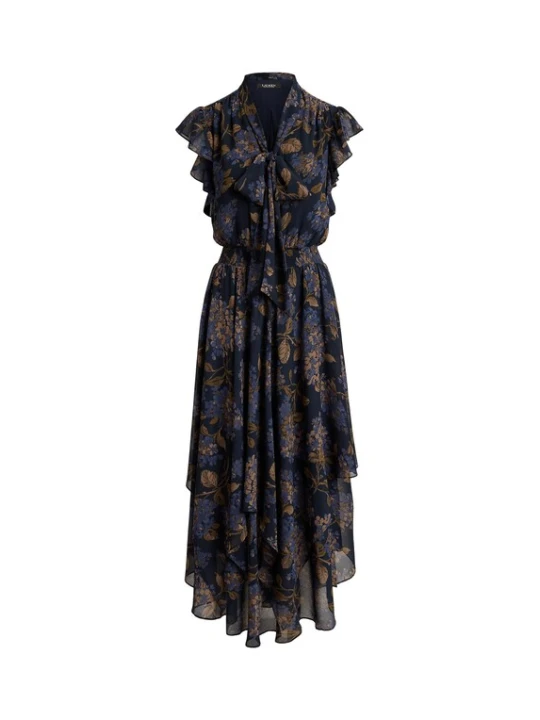 Obrázek produktu Lauren Ralph Lauren Šaty námořnická modř / královská modrá / hnědá