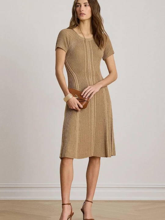 Obrázek produktu Lauren Ralph Lauren šaty s viskózou zelená