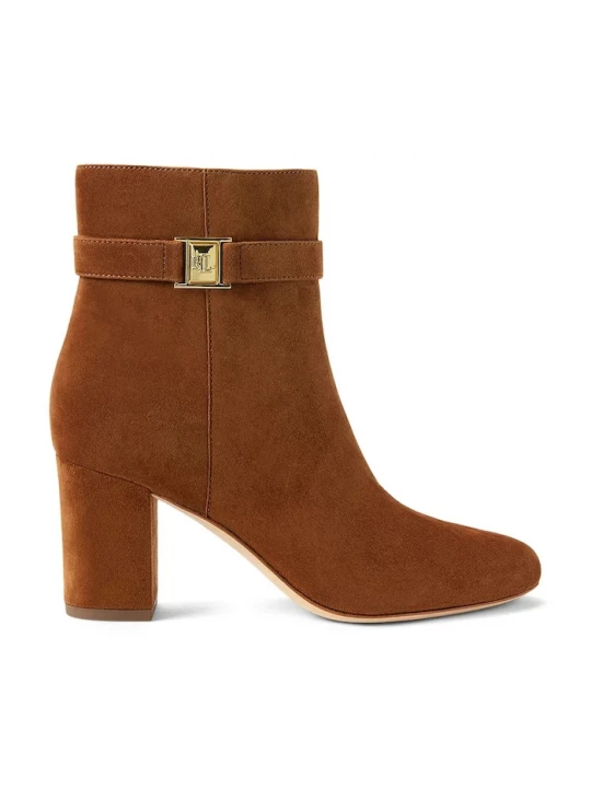 Obrázek produktu Lauren Ralph Lauren Semišové boty Lauren Ralph Lauren Kellie Bt Hl hnědá