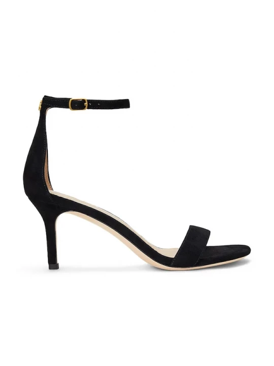 Obrázek produktu Lauren Ralph Lauren Semišové sandály Lauren Ralph Lauren Allie Mid černá