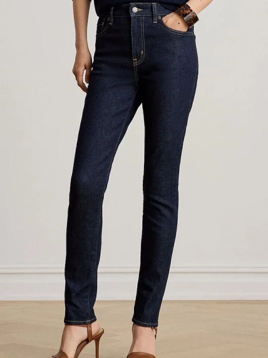 Obrázek produktu Lauren Ralph Lauren skinny džíny dámské námořnická modř