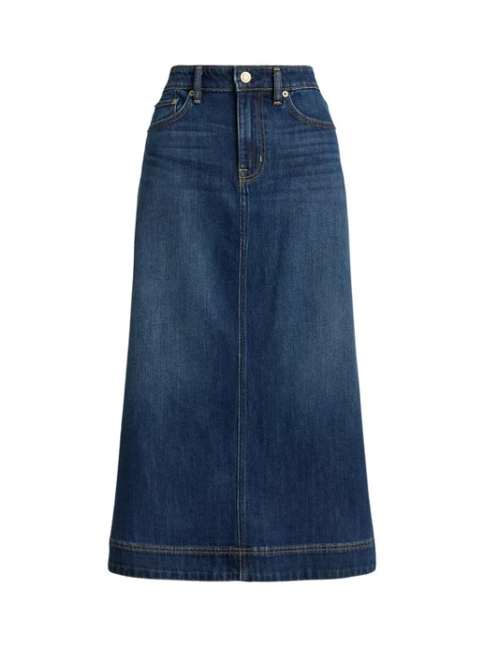 Obrázek produktu Lauren Ralph Lauren Sukně modrá džínovina
