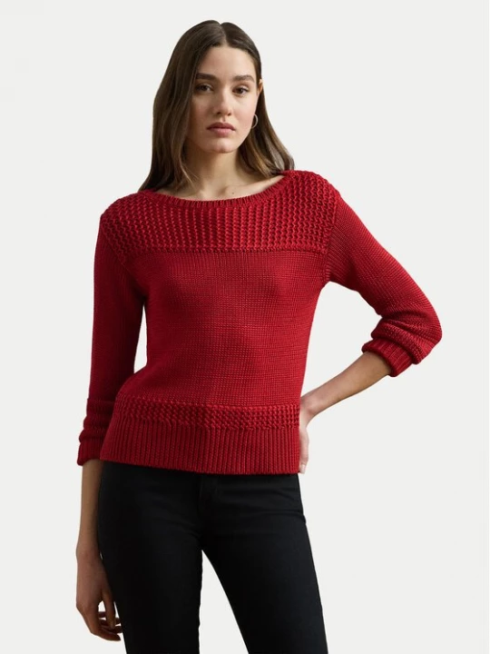 Obrázek produktu LAUREN RALPH LAUREN Svetr 200909317006 Červená Relaxed Fit