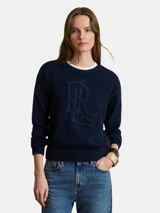 Obrázek produktu LAUREN RALPH LAUREN Svetr 200979653004 Tmavomodrá Regular Fit