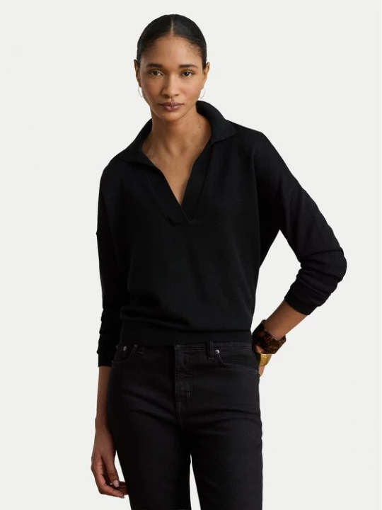 Obrázek produktu LAUREN RALPH LAUREN Svetr 200P14056002 Černá Regular Fit