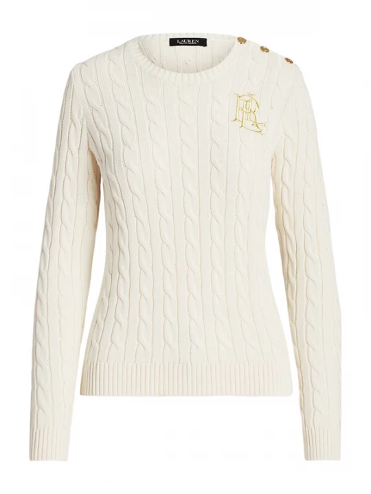 Obrázek produktu Lauren Ralph Lauren Svetr  krémová / zlatá