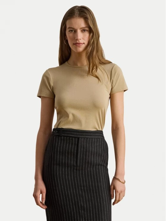 Obrázek produktu LAUREN RALPH LAUREN T-Shirt Alli 200807563053 Béžová Regular Fit