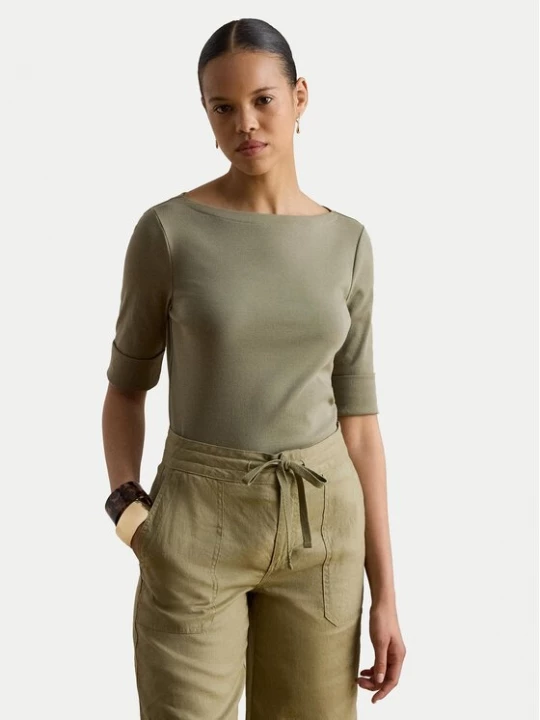 Obrázek produktu LAUREN RALPH LAUREN T-Shirt Judy 200654963204 Zelená Regular Fit