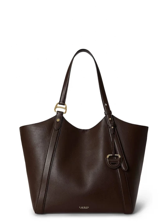 Obrázek produktu Lauren Ralph Lauren tote taška dámská kožená hnědá