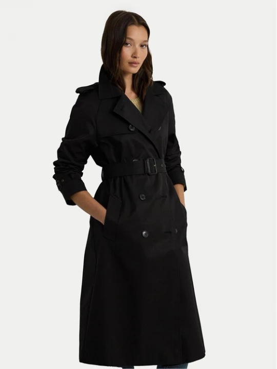Obrázek produktu Lauren Ralph Lauren Trenčkot 297951259001 Černá Straight Fit