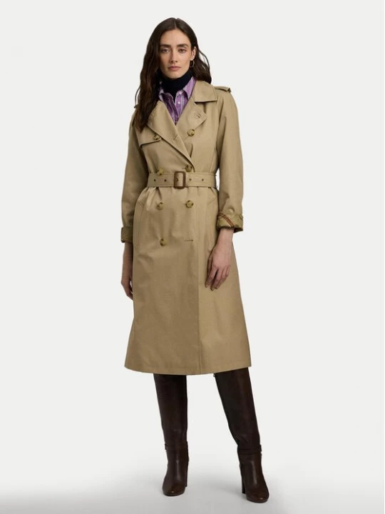 Obrázek produktu Lauren Ralph Lauren Trenčkot 297951259003 Béžová Straight Fit