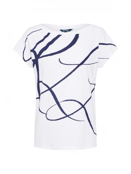 Obrázek produktu Lauren Ralph Lauren Tričko 'GRIETA'  noční modrá / bílá