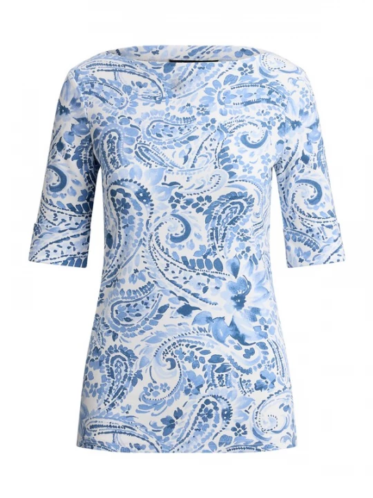Obrázek produktu Lauren Ralph Lauren Tričko marine modrá / světlemodrá / bílá