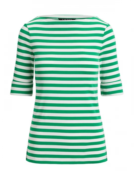 Obrázek produktu Lauren Ralph Lauren Tričko zelená / bílá