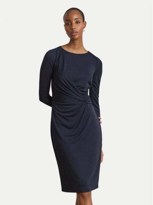 Obrázek produktu LAUREN RALPH LAUREN Úpletové šaty 200P14033001 Tmavomodrá Slim Fit