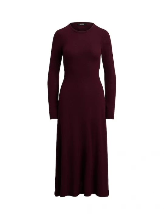 Obrázek produktu Lauren Ralph Lauren Úpletové šaty vínově červená