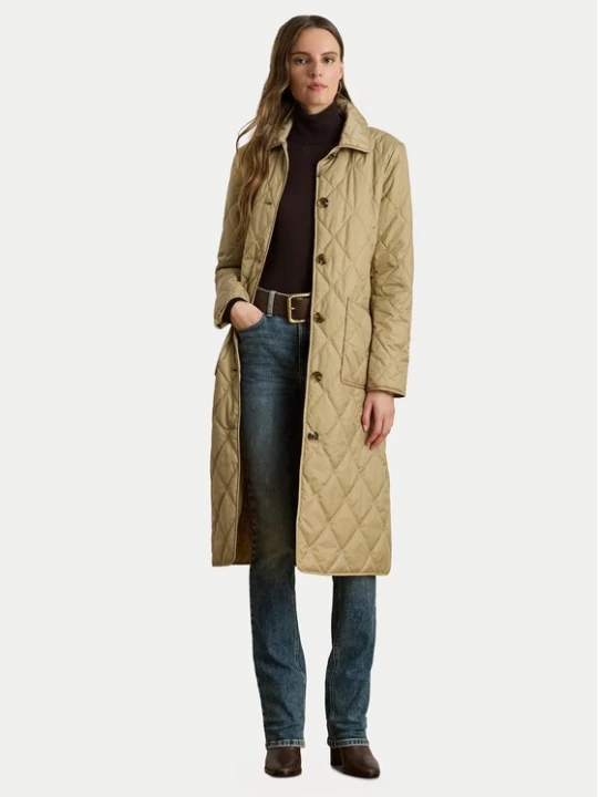 Obrázek produktu LAUREN RALPH LAUREN Vatovaná bunda 297980103002 Béžová Straight Fit