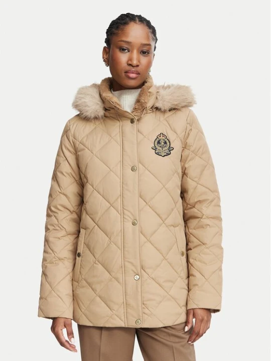 Obrázek produktu LAUREN RALPH LAUREN Vatovaná bunda 297P23456004 Hnědá Regular Fit