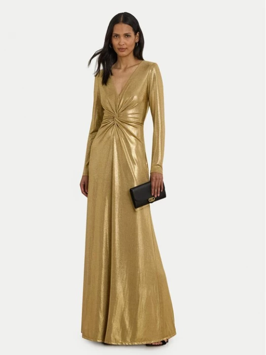 Obrázek produktu LAUREN RALPH LAUREN Večerní šaty 253979967001 Zlatá Slim Fit