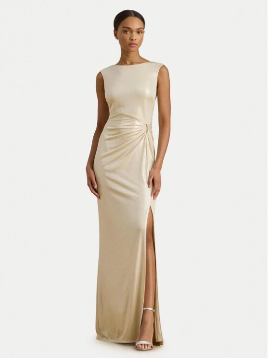 Obrázek produktu LAUREN RALPH LAUREN Večerní šaty 253P04060001 Béžová Slim Fit