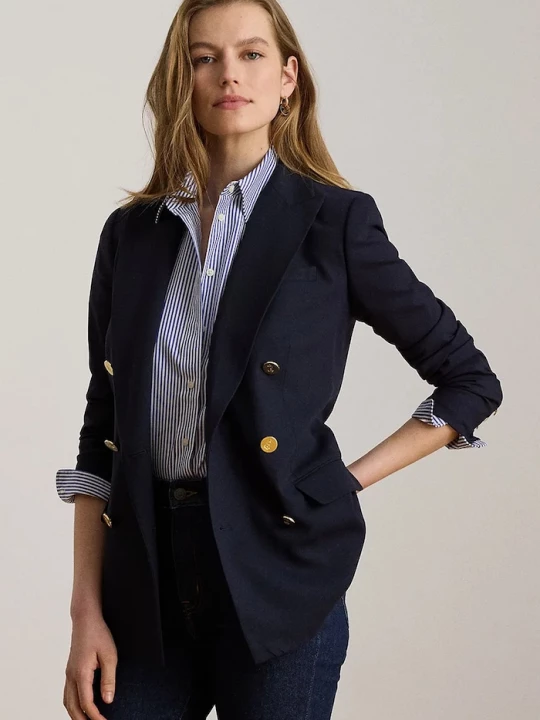 Obrázek produktu Lauren Ralph Lauren Vlněná bunda Lauren Ralph Lauren námořnická modř