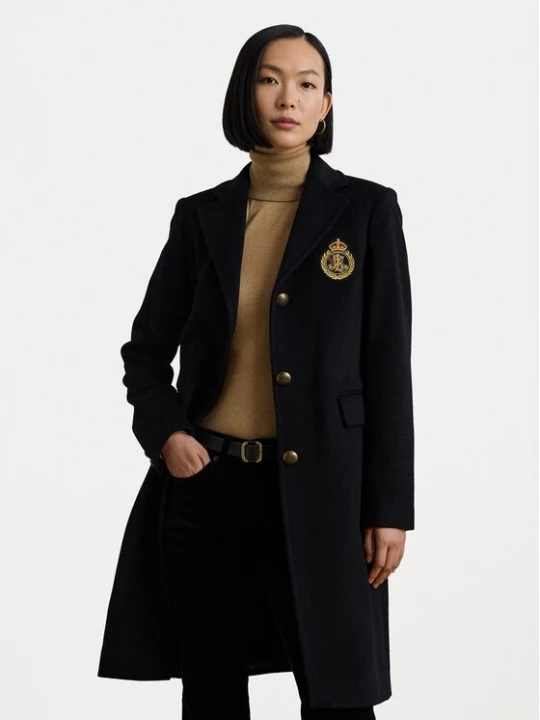 Obrázek produktu LAUREN RALPH LAUREN Vlněný kabát 297958509001 Černá Regular Fit