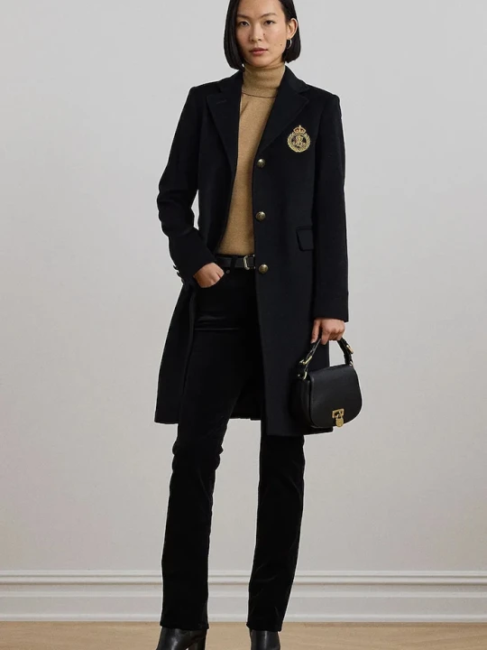 Obrázek produktu Lauren Ralph Lauren Vlněný kabát černá