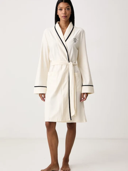 Obrázek produktu Lauren Ralph Lauren župan dámský bavlněný béžová