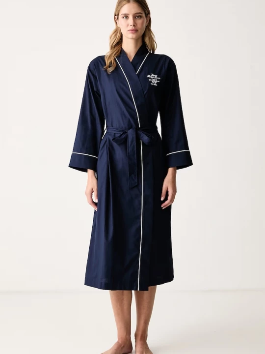 Obrázek produktu Lauren Ralph Lauren župan dámský bavlněný námořnická modř