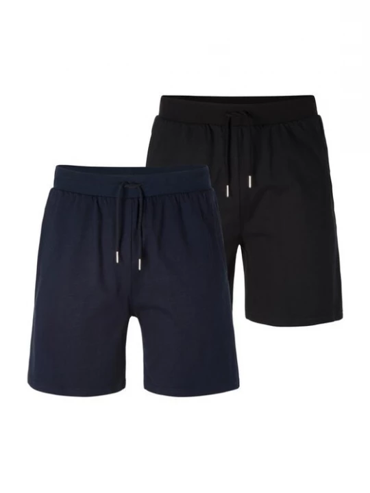 Obrázek produktu LE JOGGER Pyžamové kalhoty námořnická modř / černá