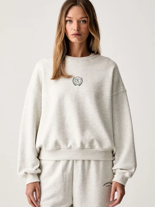 Obrázek produktu Le Privé mikina dámská bavlněná VARSITY CREWNECK