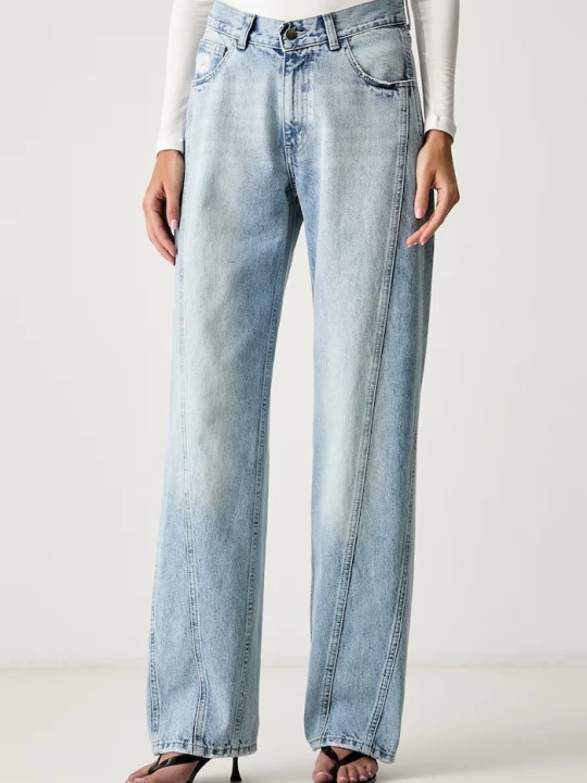 Obrázek produktu Le Privé relaxed fit džíny dámské ICONIC JEANS modrá