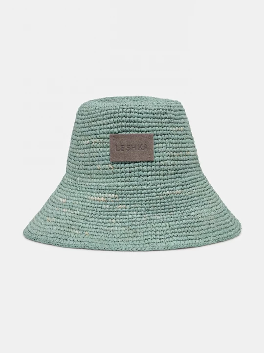 Obrázek produktu LE SH KA headwear klobouk dámský pletený Blue Bucket Hat zelená
