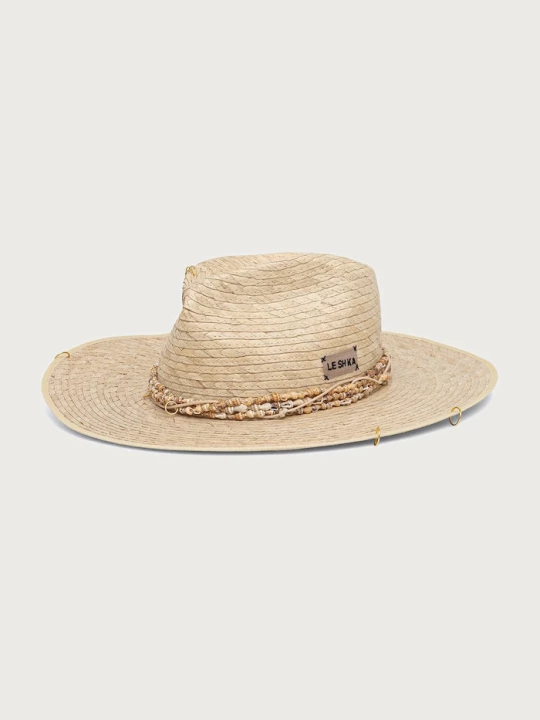 Obrázek produktu LE SH KA headwear LE SH KA slaměný klobouk dámský pletený béžová