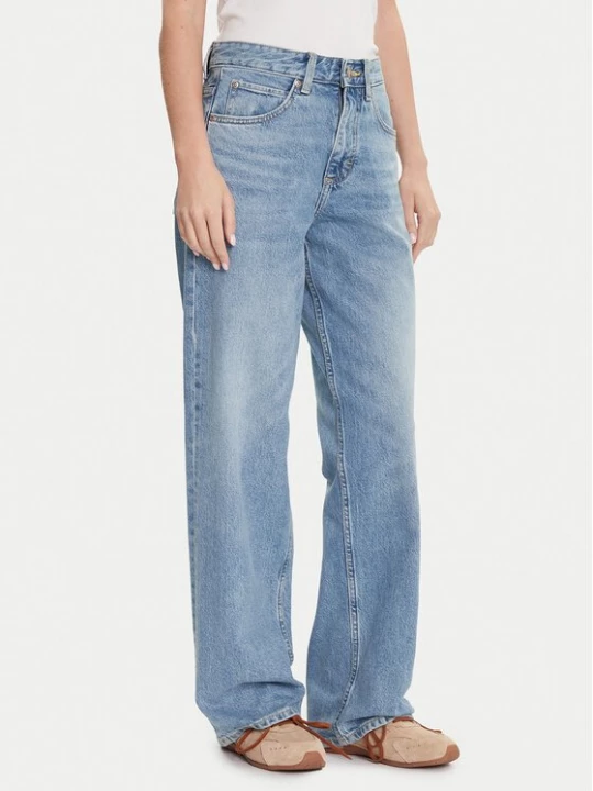 Obrázek produktu Lee Jeansy Rider 112365089 Modrá Wide Leg