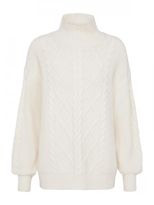 Obrázek produktu LeGer by Lena Gercke Maxi svetr 'Elif' offwhite